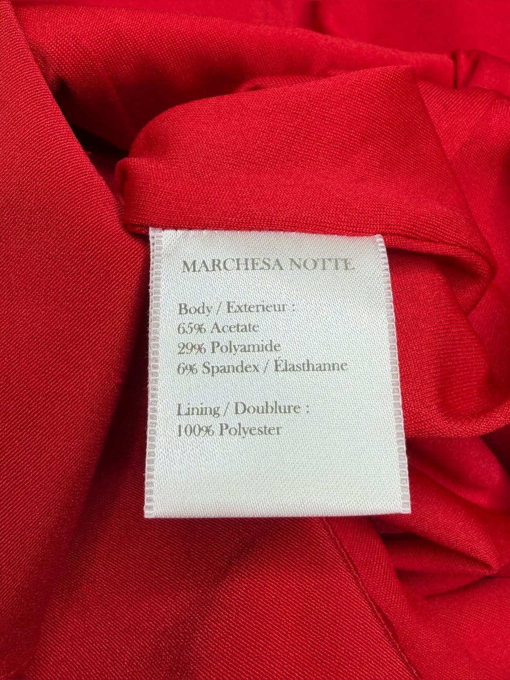 Marchesa Notte One Shoulder Tiered Ruffle Mini Dress Red 12 Designer Cocktail - Picture 6 of 11